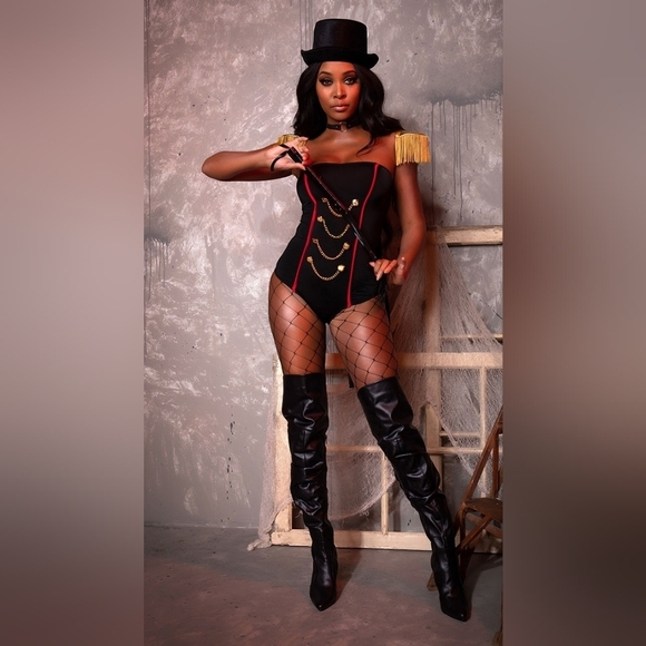 Roma Other - NEW Roma Ravishing Ringleader 4 PC Costume Set Sexy Circus Ring Leader S/M Yandy